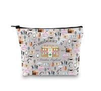 Regency Tv Show Inspired Gift Tv Show Merchandise Makeup Bag Bookish Regalo per gli amanti dei libri, Bridger 1813 UE, Borsa cosmetica con stampa