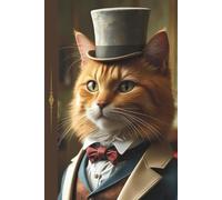 Regency Whiskers and Waistcoats Notebook | Lord Theodore the Marquis of Meowsbury: 120 lined pages, 6 x 9 inches, diary, gift, Catcore Journal for Writers