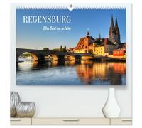 Regensburg. Du bist so schön (hochwertiger Premium Wandkalender 2026 DIN A2 quer), Kunstdruck in Hochglanz: Die Stadt verzaubert ihre Besucher und ist auch UNESCO-Welterbe.