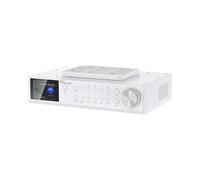 Regent Cucina 200 - Radio da Cucina Sottopensile DAB con Bluetooth, Radio FM/DAB+ con Striscia LED per Cucina, Display a Colori, Timer da Cucina con 2 Allarmi, Perfetto Radio per la Cucina