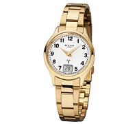 Regent Donna Orologio Polso Oro Analogico-Digitale FR-195 Bracciale IN Acciaio