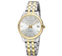 REGENT Orologio automatico da donna, in acciaio inox IPG, quadrante argento, 5 bar, diametro 35 mm, F-1665