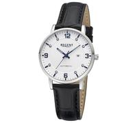 REGENT Orologio automatico da donna, in acciaio inox, quadrante argento, 5 bar, diametro 34 mm F-1668