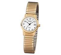 Regent Orologio Da Donna E Uomo Oro Analogico F-890 Bracciale In Acciaio URF890