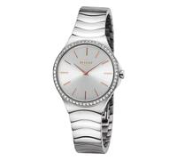 REGENT Orologio da polso analogico da donna, cinturino in metallo, argento, UR2252811, Argento