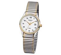 Regent Orologio Da Polso Argento Oro Analogico F-461 Bracciale In Acciaio URF461