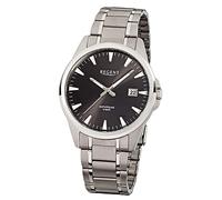 Regent Orologio da Polso da Uomo Argento Analogico F-924 Titan-Armband URF924
