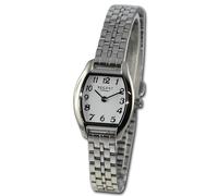 REGENT UR2251592 Orologio da polso analogico da donna, cinturino in metallo argento, argento/bianco