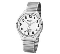 Regent Orologio da Polso Uomo Argento Analogico-Digitale FR-211 Bracciale IN