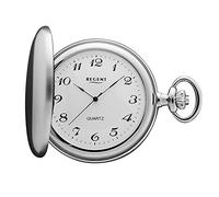 Regent Orologio da tasca cromato analogico argento P-022