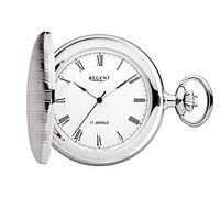REGENT Orologio da tasca da uomo Savonnette 47 MM meccanico a carica manuale numeri romani