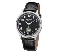 REGENT Orologio da uomo, analogico, radio, taglia unica, nero, 32018686