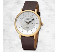 Regent Orologio Solare Da Uomo Con Cinturino In Pelle Marrone Scuro UR1104108