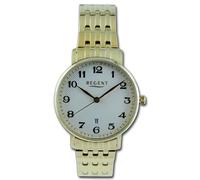 Regent Uomo Orologio Polso Cinturino IN Metallo Oro Chiaro UR1012510