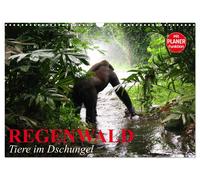 Regenwald. Tiere im Dschungel (Wandkalender 2027 DIN A3 quer), CALVENDO Monatska