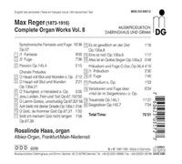 Reger, M. - Compl.Organ Works Vol.8