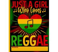 Reggae Heartbeat Composition Notebook: Rasta Flag Love, Wide Ruled Journal for College, Office, Musicians, and Caribbean Music Enthusiasts