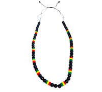 Reggae Radici Perlina Collana Africa Rasta Rastafari Marley Jamaica 7 MM Perline