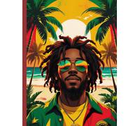 Reggae Style Lined Notebook: For studying, writing music, and positive thoughts