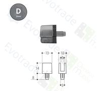 Reggi Cristallo per Ripiani in Vetro, Mobili e Vetrine - Kit 20/50/100 Pezzi