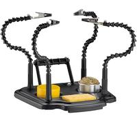 Reggi Scheda Elettronica ANFEL AN-11M-1 Supporto Terza mano per Saldatura Dissaldatura con 4 Bracci Snodati regolabili Spugne Pasta Saldante e Porta Rocchetto Stagno