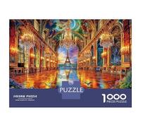 Reggia di Versailles Puzzle 1000 Pezzi, Jigsaw Puzzle Per Adulti E Ragazzi Dai 14 Anni in Su, Giochi Stimolanti Per Tutta La Famiglia 38x26cm/1000pcs