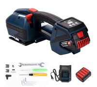 Reggia in modo efficiente i tuoi pacchi con la reggiatrice automatica portatile - Reggette in PP/PET larghe 1/2-5/8 pollici - Batteria da 4000 mAh - Reggiatrice elettrica per imballaggi,1battery