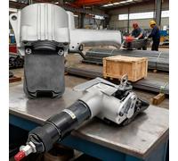 Reggiatrice d'acciaio pneumatica con il tenditore ed il sigillante della taglierina per l'imballaggio ad alta resistenza