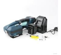 Reggiatrice elettrica automatica a caldo, 4000 mAh, per spedizione, cinghie in PP/PET larghe 1/2-5/8 pollici, 900-3200N, include 2 batterie