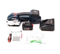 Reggiatrice elettrica completamente automatica Q1 con 1 strumento di imballaggio con display digitale portatile a batteria for cintura in PET PP da 10-16 mm(2 BATTERY)