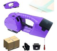 Reggiatrice elettrica for il trasporto, utensile for reggiatura portatile, pressa for fascettatrice portatile da 4500 mAh, reggiatrice a batteria, macchine tenditrici for imballaggio da 3000 N