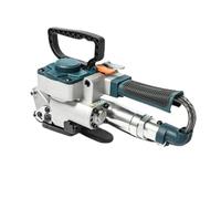 Reggiatrice Elettrica Pneumatico Attrito Saldatura Baler Manuel Stringiera Strissore Strong Binding Tool Imballaggio for 13-19 mm Larghezza PP/cinturino for animali domestici(Blauw)