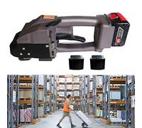 Reggiatrice elettrica - Strumento tenuto in mano per cinghia PP/PET, fasciatura di imballaggio portatile con tensione massima 4000N e batteria da 6000 mAh