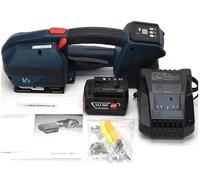 Reggiatrice elettrica, tensionatore a batteria per cinghie in plastica, batteria 4000mAh, schermo LCD, dispositivo di balle per balle pesanti