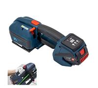 Reggiatrice elettrica V2 for pressa for balle a fusione a caldo con cinturino in PET/PP da 13-16 mm Strumento fai da te(WITH TWO BATTERIES)