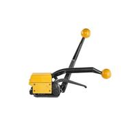 Reggiatrice in acciaio, A333 Reggiatrice manuale in acciaio senza sigillo, macchina per imballaggio e rilegatura con cinghia, strumento per reggia in acciaio da 12,7-19 mm, kit di reggiatura portati
