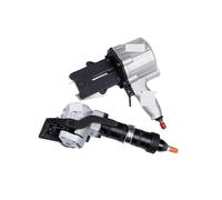 Reggiatrice in acciaio, Reggiatrice pneumatica in acciaio for impieghi gravosi, utensile for reggiatura combinato, tenditore, sigillatore e taglierina,Kit di reggiatura portatile