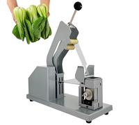 Reggiatrice manuale di verdure con la piattaforma dell'ascensore e l'erogatore regolabile di tensione per l'imballaggio efficiente dell'azienda agricola e del supermercato