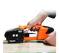 Reggiatrice per Saldatura Elettrica Portatile, Reggiatrice per Saldatura Automatica con Larghezza di 13-16 Mm Reggiatrice Elettrica Portatile per Reggia in Pet/Pp Saldatura/Imballo/Taglio,1