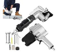 Reggiatrice pneumatica in acciaio, strumento per reggiatura in metallo, larghezza 19 mm/25 mm/32 mm, pressa e strumento di legatura per esigenze di imballaggio industriale(19mm)
