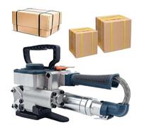 Reggiatrice pneumatica professionale, portatile, per saldatura ad attrito completamente automatica, per reggiatura, saldatura e taglio, tensione massima 3500N, per cartone, pallet, legname