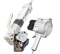 Reggiatrice pneumatica - Tenditore, taglierina e sigillatrice per cinghie metalliche - Macchina per impacchettamento resistente per cinghie in acciaio