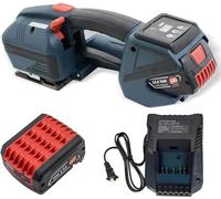 Reggiatrici Automatiche Elettriche Portatile da11-16mm, Kit Imballaggio per Reggette Banda PET/PP, Tendireggia per Imballaggio in Batteria 900-3200N Adatto per Carta,Alluminio,Legno