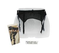 Reggicalze in Chiffon, Nero DESIR Philippe Matignon