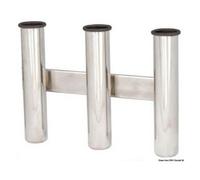 Reggicanne inox a parete 3 posti Portacanne - 1 PZ - 41.167.80 - 4116780