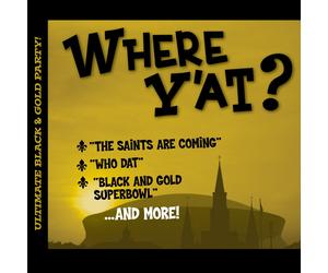 Reggie C. Where Y'at: Ultimate Black and Gold Party (CD)