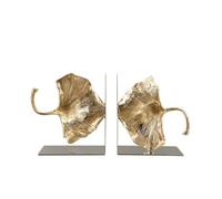Reggilibri con Foglia di Ginkgo Robusti