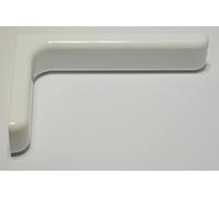 Reggimensola Luna Cm.18 con copertura in plastica bianco, completa di viti e tasselli per il montaggio.