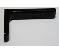 Reggimensola Luna Cm.18 con copertura in plastica nero, completa di viti e tasselli per il montaggio.