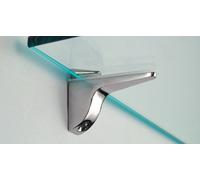 REGGIMENSOLA SUPPORTO STAFFA PINOCCHIO BASE MM. 60 ZAMA X VETRO E LEGNO 2 PZ.